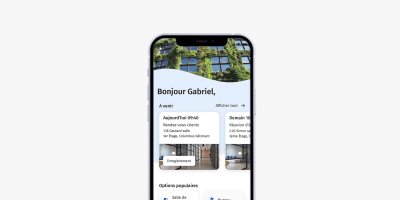 Screenshot of Planon Workplace App