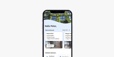 Screenshot of Planon Workplace App