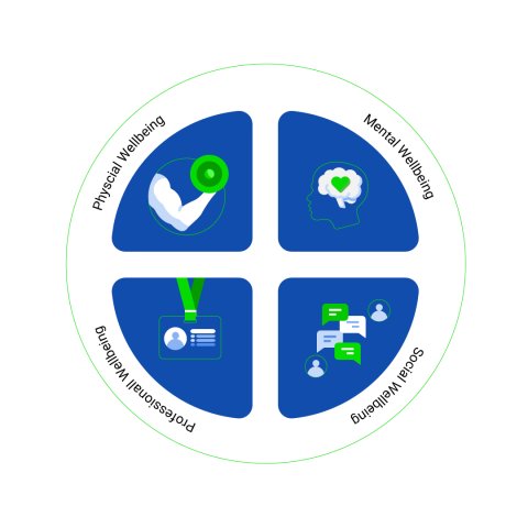 Infographic - 4 types of wellbeing