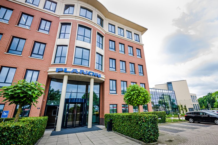 Entrance of Planon HQ office building.