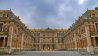 Front view of the castle of Versailles