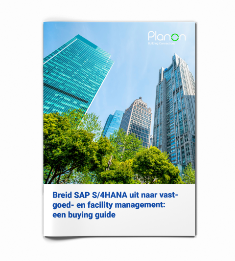 Cover van de Planon en SAP Real Estate Buying Guide