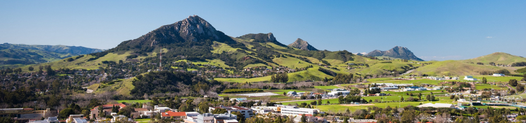 California Polytechnic State University is beautifully situated among the hills.