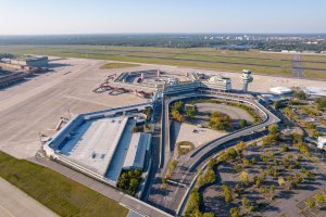 Image of the site of the Berlin Tegel Airport in Germany.