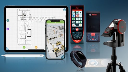 OrthoGraph’s surveying components are simple, low-cost and rugged data management tools. All these devices help the maintenance crew to update the building-related data while working