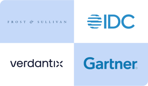 Analyst Logos: Verdantix, Gartner, IDC and Frost & Sullivan