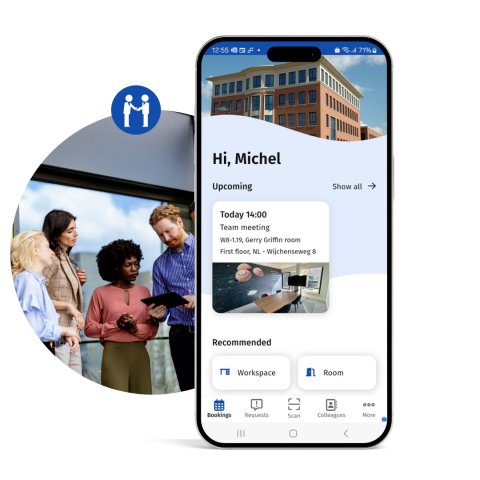 software displaying planon’s customer engagement app