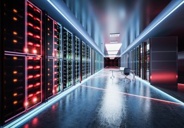 Computer network server room