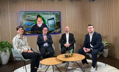Panel discussion at the Customer livestream event in the Nordics