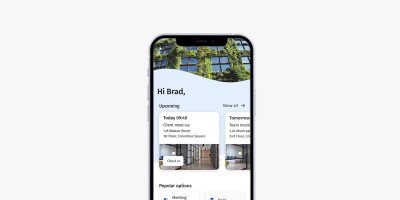 Screenshot of Planon Workplace App