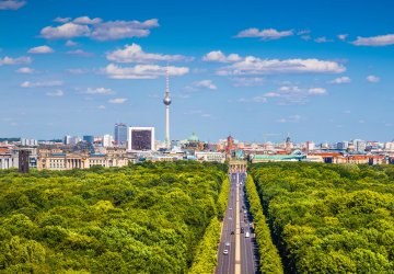 Skyline of Real Estate in Berlin.