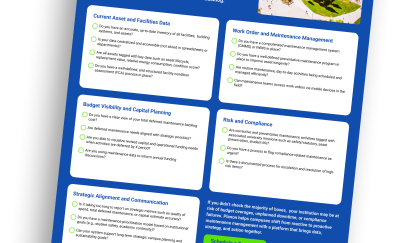 Deferred maintenance checklist.