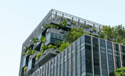 Image of smart sustainable building.