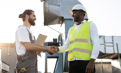 Two maintenance employees.