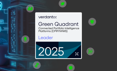 Badge - Leader in Verdantix Green Quadrant 2025