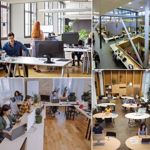Variation of workspaces to support occupier experience and smart service delivery