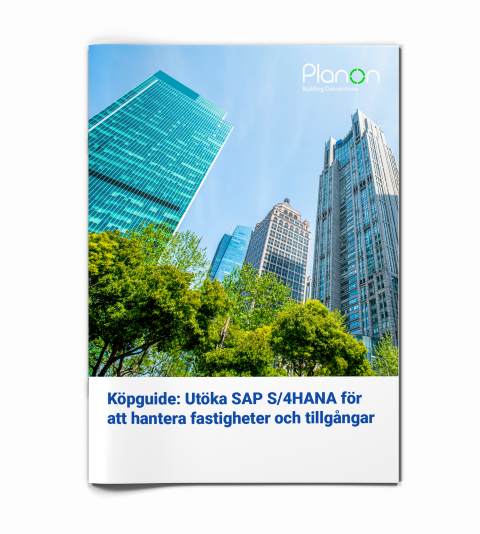 Omslag till Planon och SAP:s Buying Guide.