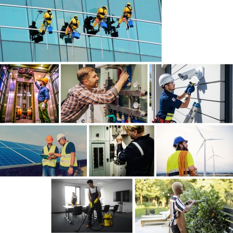 Field workers delivering a variety of field and facility services.