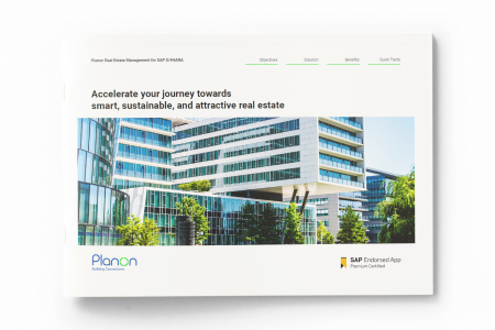 Brochure - Planon Real Estate Management for SAP S/4HANA - Cover