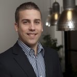 Portrait of Planon colleague Bram Aarntzen.