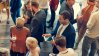 Image of people gathering at an event