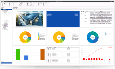 Visualize project data and key metrics in the Project Dashboard for real-time insights and better decision-making.
