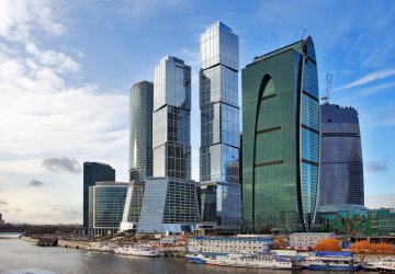 View of Moscow International Business Centre.