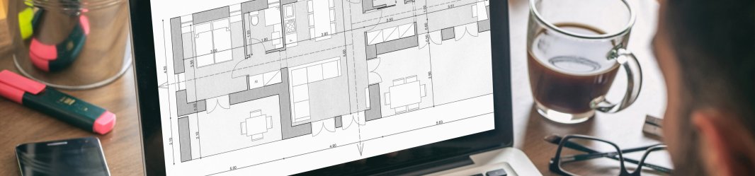 This is how you can design a floor plan on a laptop.