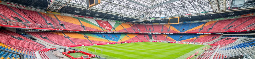 Socces Arena in Amsterdam seen from top row