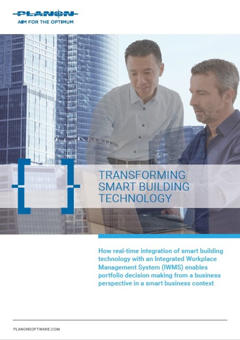 Front page of white paper "Transforming Smart Building Technology"
